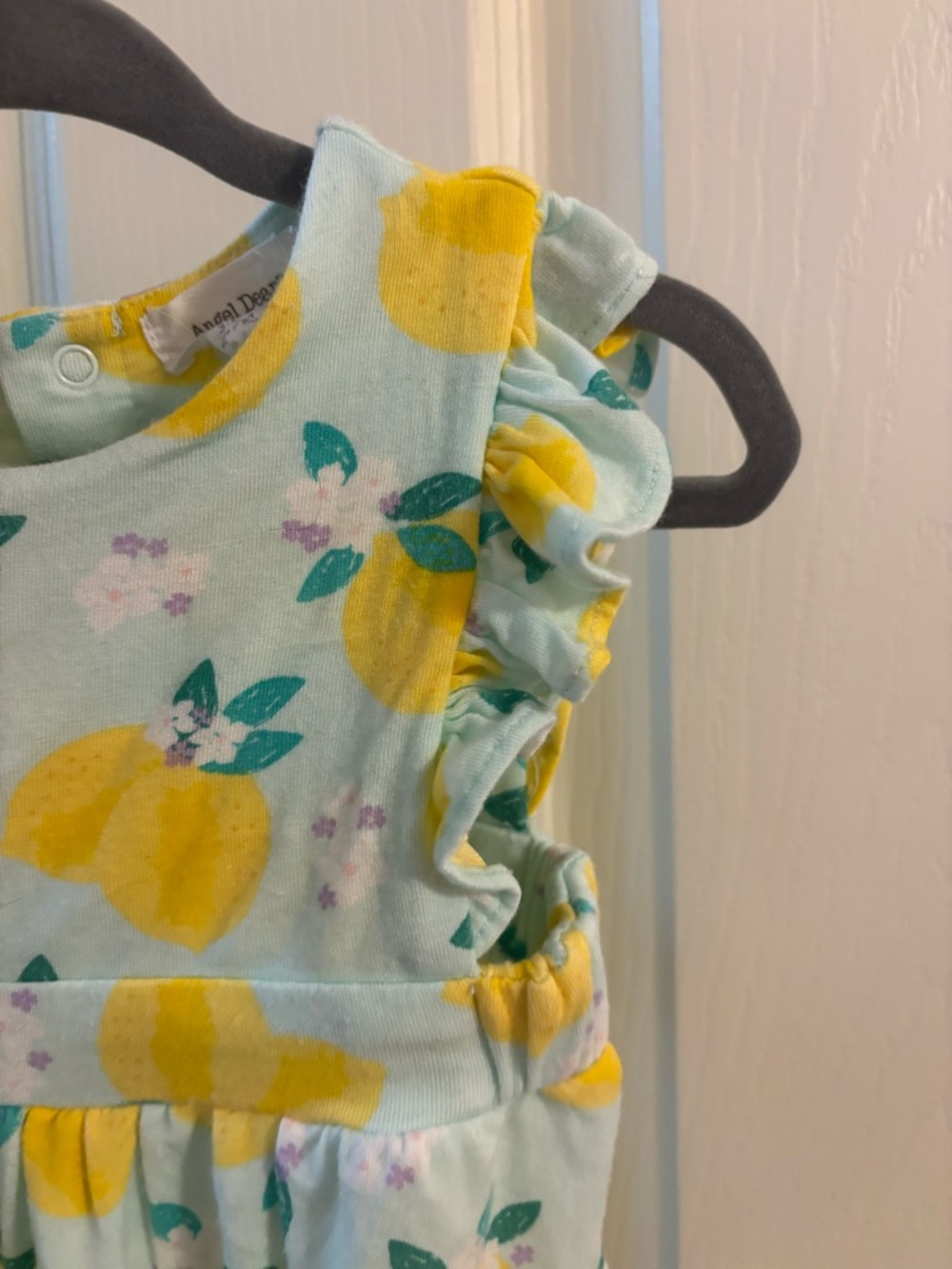 Angel Dear Lemon Print Romper - Picture 3 of 5